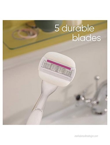 Gillette Venus Store Comfortglide with Olay Sugarberry Womens Razor Handle + 2 Blade Refills Silver 1 Count