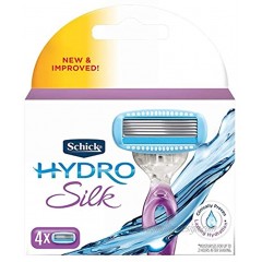 Schick Hydro Silk Cartridges 4 ea