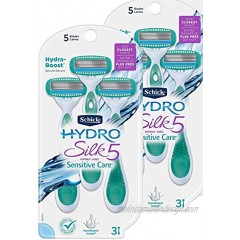 Schick Hydro Silk Disposable Razors for Women 3 Count Pack of 2