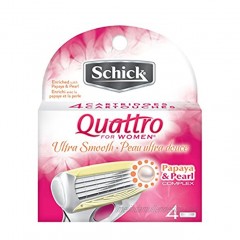 Schick Quattro for Women Razor Refill Ultra Smooth 4 Count