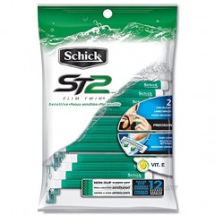 Schick Slim Twin Disposable Razor Sensitive 12 ct