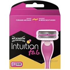Wilkinson Sword Intuition fab razor blades for women pack of 6