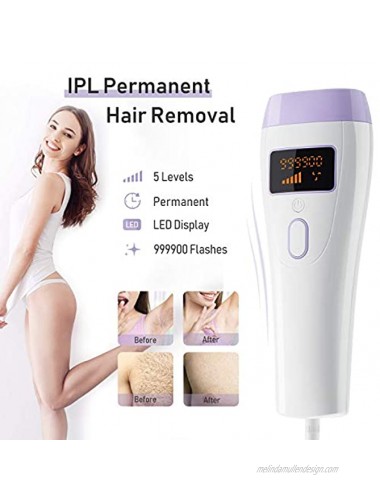IPL Hair Removal Set 8 Pcs OOWOLF Updated 999,900 Flashes Permanent Painless Hair Remover Device for Women and Men At Home Use IPL Hair Remover for Whole Body on Armpits Legs Arms Face Bikini