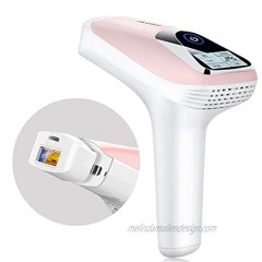 Laser Hair Removal Device for Women Veme 500000 Flashes Painless IPL Hair Remover Home Use for Face Arm Armpit Bikini Line Leg Chest and Back