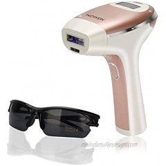 Laser Hair Removal for Woman and Men Permanent Hair Removal 300,000 Flashes Home Use Hair Remover Device for Bikini Face Legs Arms Armpits