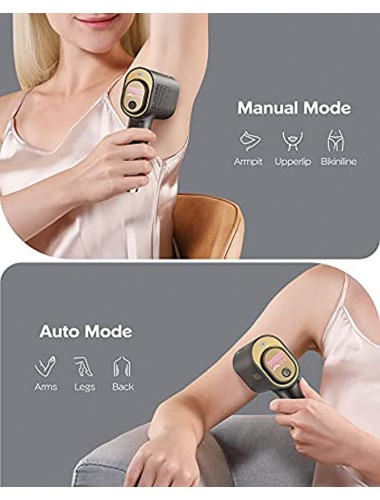 Laser Hair Removal for Women at-Home Sapphire Ice Compress IPL Permanent Hair Removal & Upgrade 999,000 Flashes,Hair Removal Device for Facial Whole Body More Safe and Comfortable