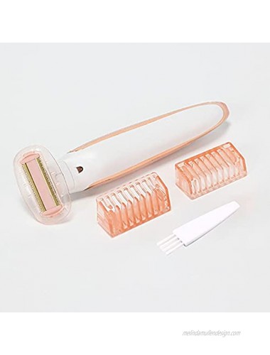 Body Ladies Shaver Replacement Heads and Shaver Guide Combs Compatible with Perfect Finishing and Soft Touch Rechargeable Body Shaver Include Cleaning Brush and Velvet Bag