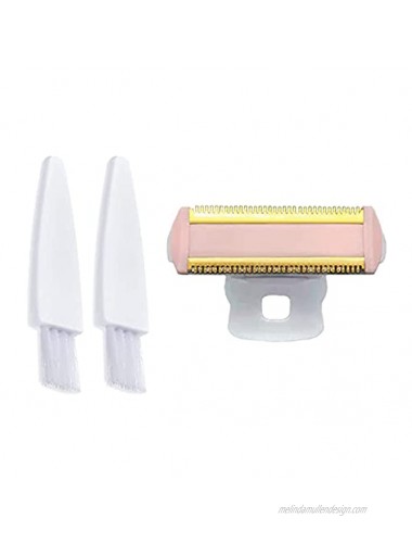 Body Ladies Shaver Replacement Heads Razor and Trimmer Blades Compatible with Perfect Finishing and Soft Touch Rechargeable Body Shaver Include 2 Cleaning Brush 1PCS
