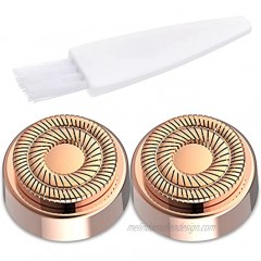 Facial Hair Remover Replacement Heads: Generation 2 Double Halo Compatible with Finishing Touch Flawless Facial Hair Removal Tool for Women 18K Gold-Plated 2 Count Not Fit Gen 1 Hair removal device
