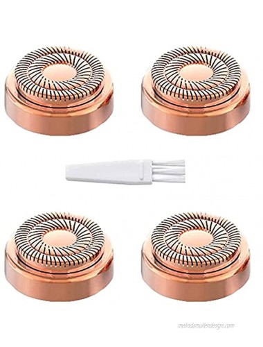 Generation 2 Facial Hair Remover Replacement Heads Perfect for Finishing Touch Flawless Hair Remover As Seen On TV 18K Gold-Plated Rose Gold 4 Count
