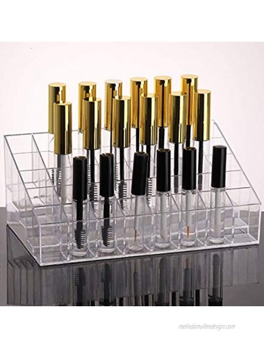 40 Grids Lipsticks Holder Clear Acrylic Lipgloss Lipstick Organizer and Storage Display Case for Lip Gloss Lipstick Tubes