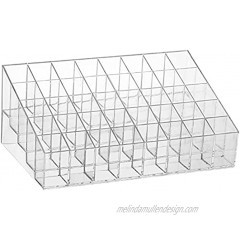 40 Grids Lipsticks Holder Clear Acrylic Lipgloss Lipstick Organizer and Storage Display Case for Lip Gloss Lipstick Tubes