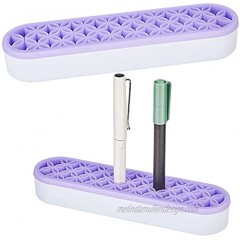 GORGECRAFT Sew Desktop Organizers Diamond Painting Pen Holder Sewing Craft Tool Holder Storage Box for Stash and Store Purple
