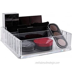 lureme Eyeshadow Palette Makeup Organizer with Removable Divider 8 Spaces Storage Containers cb000009