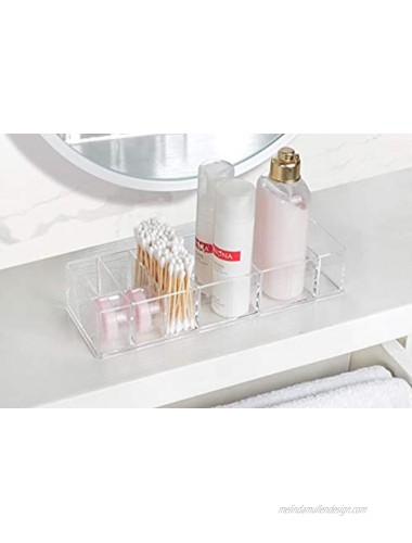 Seitop Detachable Makeup Organizer 8 Compartments Acrylic Cosmetic Storage Jewelry Display Boxes Clear Drawer Organizers Case for Dresser Vanity Bathroom Kitchen