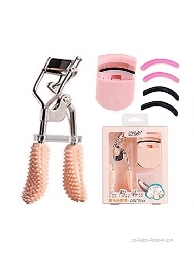 2pcs Eyelash Curler Eyelash Curler With 4Refill Pads & Spring Loaded for No Pinching or Pulling No Pinching Just Dramatically Curled Eyelashes for a Lash Lift in Seconds A