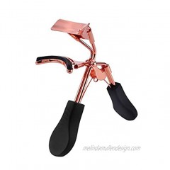 Professional Portable Eyelash Curler 180° Wide Opening Eye Lash Curling Tool Beauty Makeup Cosmetic Accessory Fits All Shapes Rose Gold