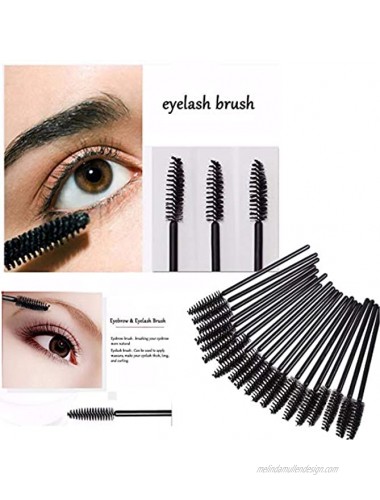 100 PCS Disposable Makeup Applicators Eyelash Mascara Brushes Lip Brushes Mascara Wands Cosmetic Lipstick Wands Tool Kits…