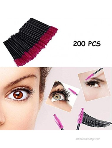 200Pcs Disposable Eyelash Wands Mascara Brushes Eyebrow Brush Lash Extension Combs Applicator Makeup Brush