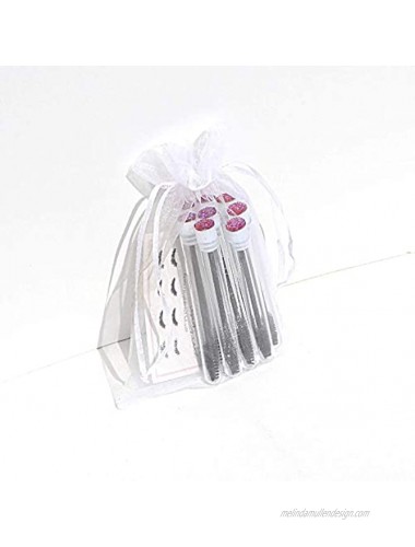 Lash Brush Wands | 20 Pack | Eyelash Extension Supplies | Disposable Lash Spoolie Brush | Pink Druzy Design