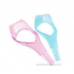 VNDEFUL 2PCS Plastic Makeup Eyelash Tool Lash Mascara Applicator Guide Eyelash Comb Cosmetic Tool