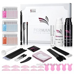 Lomansa Permania Lash Lift and Tint Kit,eyelash extension kit,eyelash tint,1000 hour lash and brow dye,Contains a full set of tools,Lash Lift And dye Suitable DIY Black 2 In 1