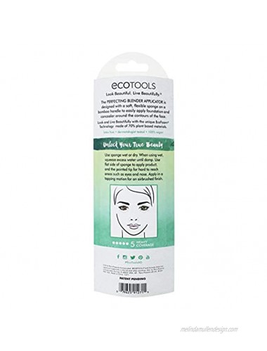 EcoTools Beauty Makeup Blender Sponge For Liquid Foundation and Concealer .80 Ounce