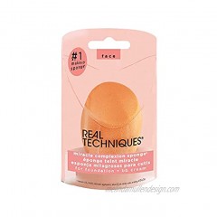 Real Techniques Miracle Complexion Sponge Pack of 4 Versatile 3 in 1 Design for Even Blending Precision Tip for Covering Blemishes Flat Edge for Contouring 13.6 grams