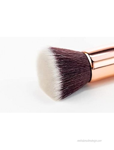 Clark Cosmetics Kabuki Flat Top Synthetic Bristle Foundation Brush For Liquid Cream and Powder