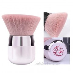 ENERGY Kabuki Powder Foundation Brush Portable Powder Brush Angled Large Face Blush BrushPink,Angled