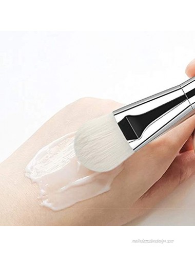Face Mask Applicator with Metal Handle Premium Foundation Contour Brush for Cream Foundation Liquid Makeup Power