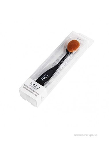 M&U Foundation Brush for Liquid Makeup Oval Foundation Brush Professional Cosmetic Blending Brush All for Powder Cream Fluid Moisturizer Concealer & Contour