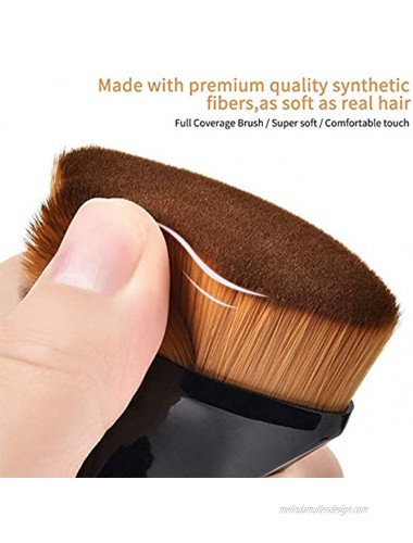 SIGHTLING Foundation Brush Makeup Brush & Wooden Handle Kabuki Foundation Brush for Blending Liquid Cream Concealer Premium Easy to Carry