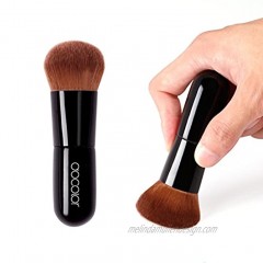 Docolor Kabuki Foundation Face Powder Brush Portable Makeup Cosmetic Tool（Black）