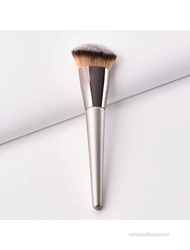 VVS 4pcs Professional Makeup Brush Set Premium Synthetic Foundation Brush Blending Powder Tapered Kabuki Liquid Foundation Makeup Brushes Cosmetics Applicator Gold 1