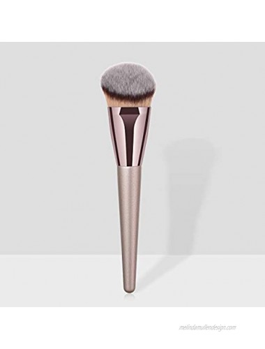 VVS 4pcs Professional Makeup Brush Set Premium Synthetic Foundation Brush Blending Powder Tapered Kabuki Liquid Foundation Makeup Brushes Cosmetics Applicator Gold 1