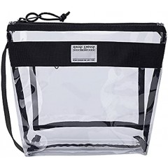 Rough Enough TSA Approved Clear Toiletry Bag Travel Makeup Bag Organizer Pouch for Cosmetic Medicine Liquids Bottles Airline Beach