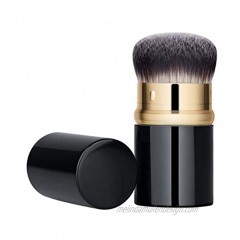 BLD Foundation Kabuki Brush Retractable Best Portable Brush for Liquid or Cream Foundation Concealer Powder Super Soft Dense Synthetic Hair
