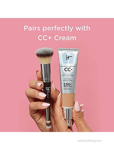 IT Cosmetics Heavenly Luxe Complexion Perfection Brush #7 Foundation & Concealer Brush in One Soft Bristles Pro-Hygienic & Ideal for Sensitive Skin