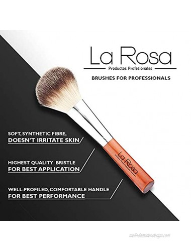 La Rosa Professional Wooden Face Powder Brush
