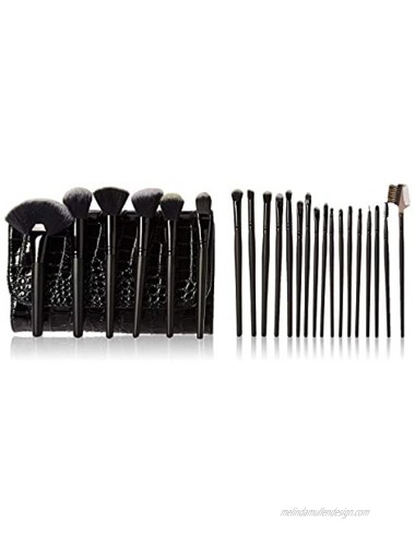 Pivoine Cosmetic Brush 23 Pieces With Case Black 1.77 Pound