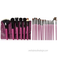 Pivoine Cosmetic Brush 23 Pieces With Case Purple 1.77 Pound
