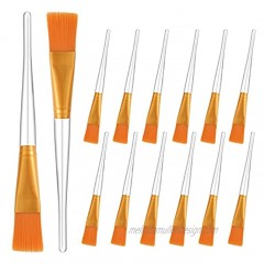 14 Pieces Fan Brushes for Facials Mask Applicator Brush Soft Makeup Mask Applicator Brushes Makeup Applicator Tools for Mud Mask Cream