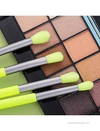 4pcs Eyebrow Brush Docolor Professional Makeup Brush for Eye Brow and Eyeshadow Makeup Tool