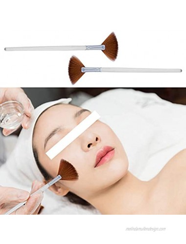 AUEAR 6 Pack Facial Brushes Fan Mask Brushes Peel Mask Brush Acid Applicator Cosmetic Tools for Peel Masques Glycolic Makeup