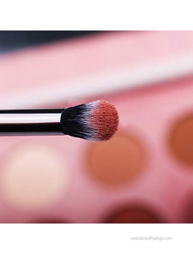 7pcs Eye Makeup Brushes Essential Pink Eyeshadow Makeup Brush Set for Eyes Blending Crease Shader Detailer Definer Eyelash Brush Make Up Brush Kit