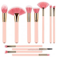 Makeup Brushes 11Pcs Makeup Brush Set Premium with Soft Synthetic Hairs & Quality Wooden Handle for Eyeshadow Eyebrow Eyeliner Blending
