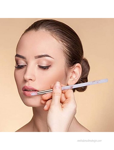 Makeup Brushes DUAIU 16 Pcs Premium Synthetic Foundation Eyeshadow Face Brushes Set for Powder Cream Liquid with Silicone Facial Brush Eyebrow Razor PU Cosmetic Bag Pink