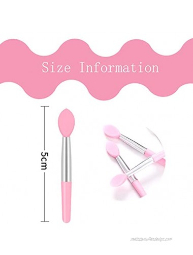 12Pack Lipstick Applicator Wands Silicone Makeup Brush Lipstick Applicator Wands Mini Makeup Lip Brush Lipstick Brushes Pink Lip Applicators for Lipstick