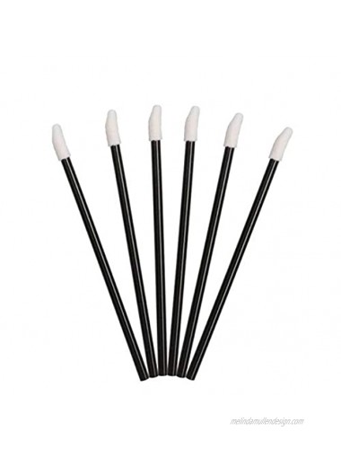 500PCS Disposable Lip Brushes Kits Lipstick Gloss Wands Applicator Perfect Makeup Tool Black